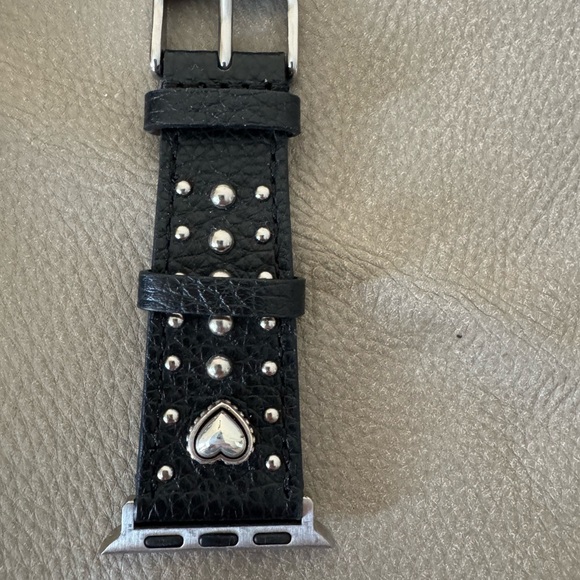 Brighton Black and Silver Heart Studded Watch - Picture 4 of 7